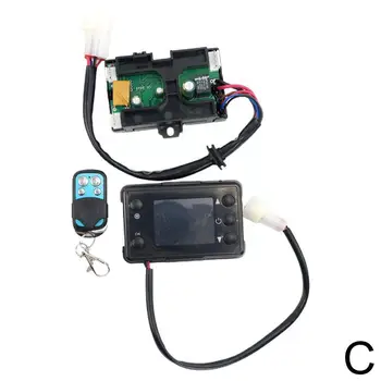 12 В Воздухонагреватель LCD Монитор Ключ за Управление на Заплащане на Контролера на дънната Платка на Дистанционно Управление За Автомобил, Ван Q9x5