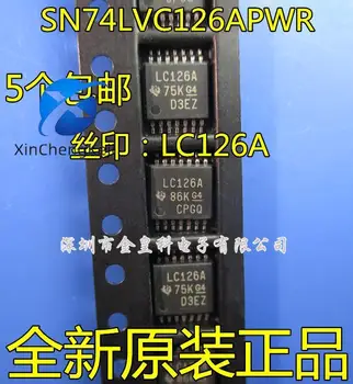 20pcs оригинален нов SN74LVC126APWR LC126A TSSOP14 неинвертирующий радиоприемник