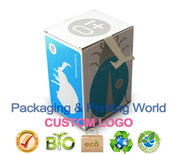 Кутия за бижута нагънат кутии цвят ДИИ нагънат E-каннелюры обгръщащ произведени по поръчка опаковка опаковка кутии с логото на