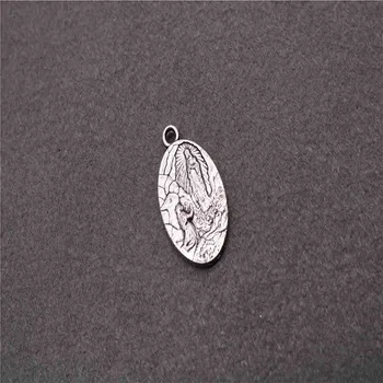 Религиозната Мини-Мини-медал на Мадона Гваделупы, Медал на Исус Христос от Мъниста Роза Фатима Медал на Мадона