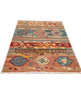 споткнувшаяся Тъкан килим килим Ръчно Плетени Голяма Дневна Геометрична Спални Турското Вълнена Плетене