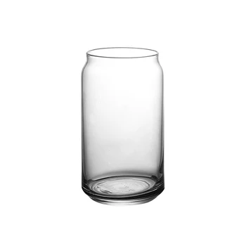 Стъклена чаша кока - кола, Чаша сок от голям капацитет, Висока чаша borosilicate стъкло с един слой, Стъклена Чаша за студена напитка под формата на буркани